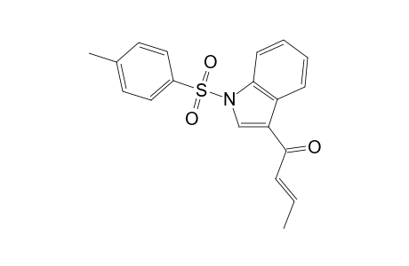 1H-Indole, 1-[(4-methylphenyl)sulfonyl]-3-(1-oxo-2-butenyl)-, (E)-