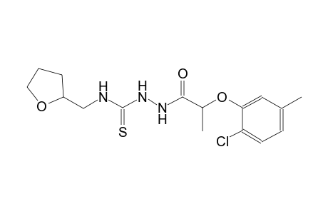 2-[2-(2-chloro-5-methylphenoxy)propanoyl]-N-(tetrahydro-2-furanylmethyl)hydrazinecarbothioamide