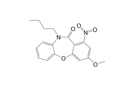 5-Butyl-9-methoxy-7-nitro-6-benzo[b][1,4]benzoxazepinone