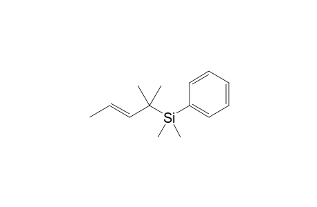 Dimethyl-[(E)-2-methylpent-3-en-2-yl]-phenyl-silane