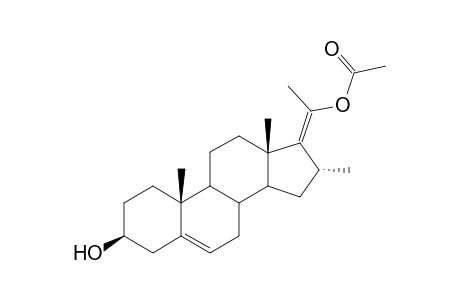 20-Acetoxy-3.beta.-hydroxy-16.alpha.-methylpregn-5,20(17)-dine isomer