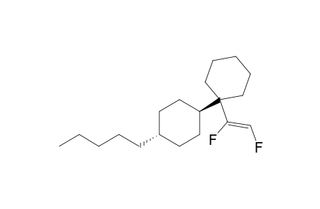 1-{trans-1-[(Z)-1,2-Difluoroethenyl]cyclohexyl}-trans-4-(pentyl)cyclohexane