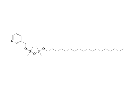 3-(Pyrrol[1,1,3,3-tetramethyl-3-(octadecyloxy)disiloxanyl]oxymorphomethyl)pyridine