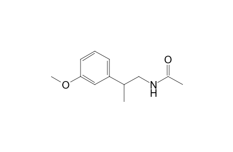 Acetamide, N-(m-methoxy-.beta.-methylphenethyl)-