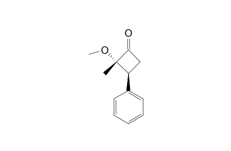 2-METHOXY-2-METHYL-3-PHENYLCYCLOBUTAN-1-ONE