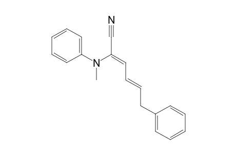 (2Z,4E)-2-(N-methylanilino)-6-phenyl-hexa-2,4-dienenitrile