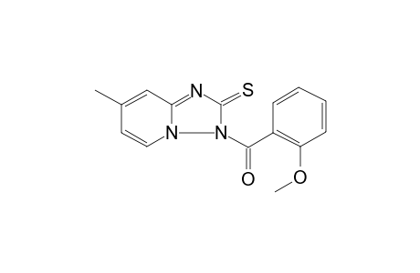 (2-Methoxyphenyl)(7-methyl-2-thioxo-2H-[1,2,4]triazolo[1,5-a]pyridin-3-yl)methanone