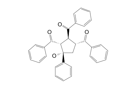 1-PHENYL-C-2,C-3,T-4-TRIBENZOYL-R-1-CYClOPENTANOL