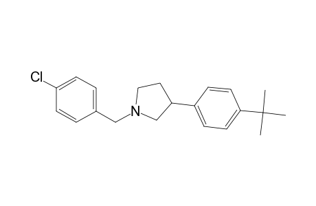 Pyrrolidine, 1-[(4-chlorophenyl)methyl]-3-[4-(1,1-dimethylethyl)phenyl]-