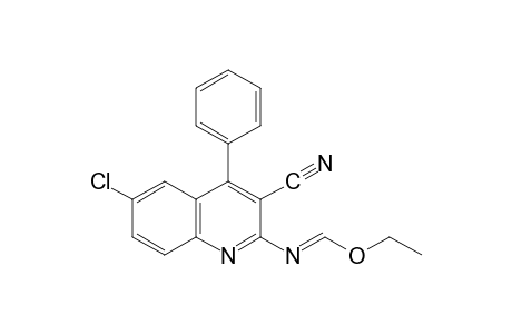 5-chloro-2-[(ethoxmethylene)amino]-4-phenyl-3-quinolinecarbonitrile