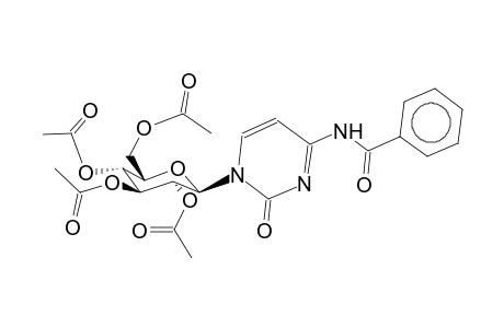 (4-Acetylamino-2-oxo-2H-pyrimidin-1-yl)-2,3,4,6-tetra-O-acetyl-b-d-glucopyranoside