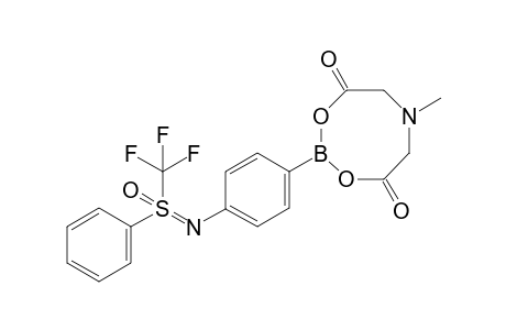 N-(Phenyl MIDA boronate-4-yl)-S-phenyl-S-trifluoromethylsulfoximine