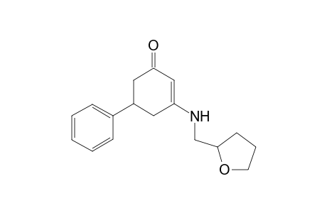 3-(2-oxolanylmethylamino)-5-phenyl-1-cyclohex-2-enone