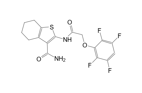 2-{[(2,3,5,6-tetrafluorophenoxy)acetyl]amino}-4,5,6,7-tetrahydro-1-benzothiophene-3-carboxamide
