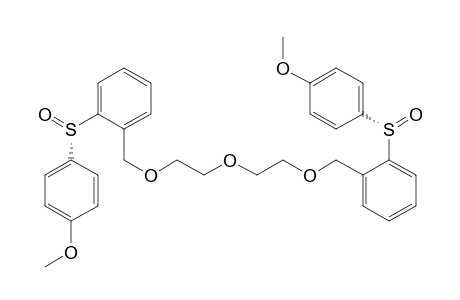 Benzene, 1,1'-[oxybis(2,1-ethanediyloxymethylene)]bis[2-[(4-methoxyphenyl)sulfinyl]-, [S-(R*,R*)]-