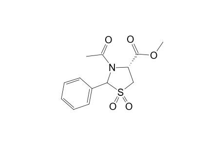 (R)-3-Acetyl-4-methoxycarbonyl-2-phenylthiazolidine 1,1-dioxide