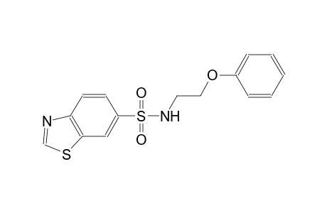 N-(2-phenoxyethyl)-1,3-benzothiazole-6-sulfonamide