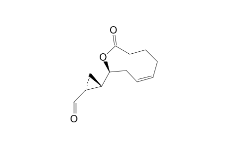 (1R,2R,2'S,Z)-2-[9'-Oxo-2',3',6',7',8',9'-hexahydrooxonin-2'-yl)cyclopropanecarbaldehyde