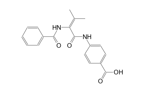 benzoic acid, 4-[[2-(benzoylamino)-3-methyl-1-oxo-2-butenyl]amino]-
