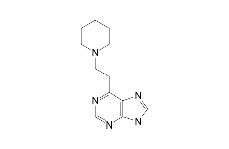 6-[2-(PIPERIDIN-1-YL)-ETHYL]-9H-PURINE