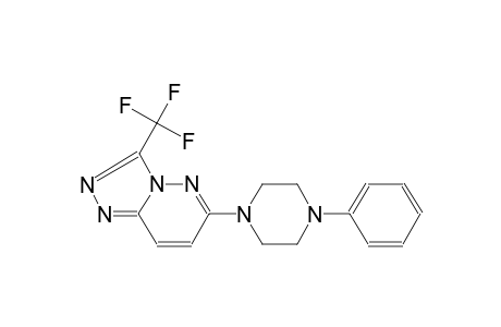 6-(4-Phenyl-1-piperazinyl)-3-(trifluoromethyl)[1,2,4]triazolo[4,3-b]pyridazine