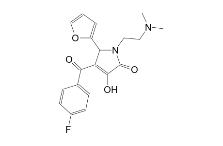 1-[2-(dimethylamino)ethyl]-4-(4-fluorobenzoyl)-5-(2-furyl)-3-hydroxy-1,5-dihydro-2H-pyrrol-2-one