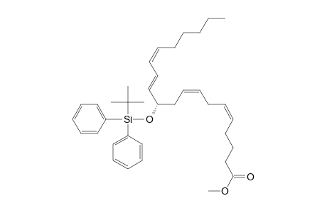 Methyl 11(S)-[(tert-butyldiphenylsilyl)oxy]-5-(Z),8(Z),12(E),14(Z)-eicosatetraenoate