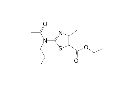 ethyl 2-[acetyl(propyl)amino]-4-methyl-1,3-thiazole-5-carboxylate