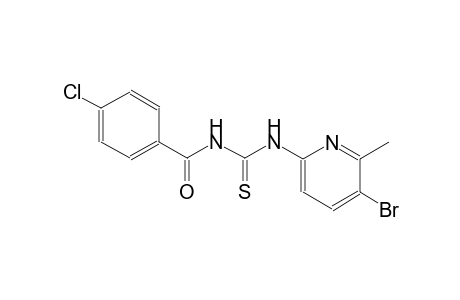 N-(5-bromo-6-methyl-2-pyridinyl)-N'-(4-chlorobenzoyl)thiourea