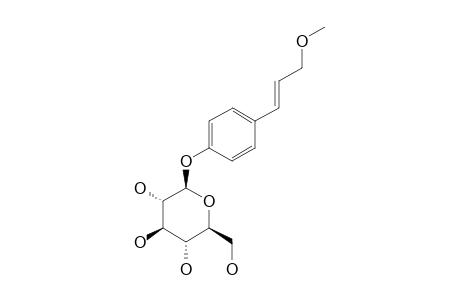 3'-O-METHYL-PARA-HYDROXYCINNAMYLALCOHOL-4-O-BETA-D-GLUCOPYRANOSIDE