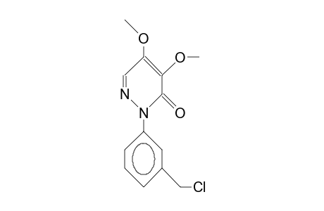 3(2H)-Pyridazinone, 2-[3-(chloromethyl)phenyl]-4,5-dimethoxy-