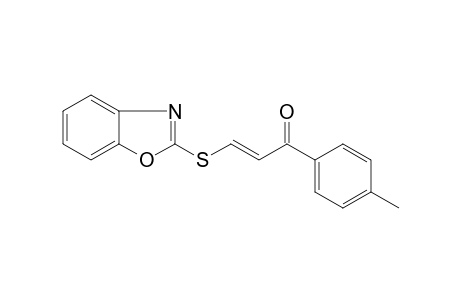 (2E)-3-(1,3-Benzoxazol-2-ylsulfanyl)-1-(4-methylphenyl)-2-propen-1-one