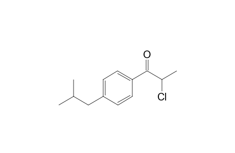 2-Chloranyl-1-[4-(2-methylpropyl)phenyl]propan-1-one
