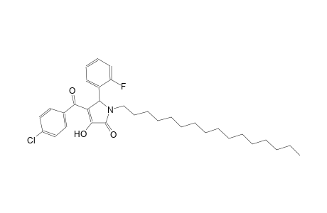 4-(4-chlorobenzoyl)-5-(2-fluorophenyl)-1-hexadecyl-3-hydroxy-1,5-dihydro-2H-pyrrol-2-one
