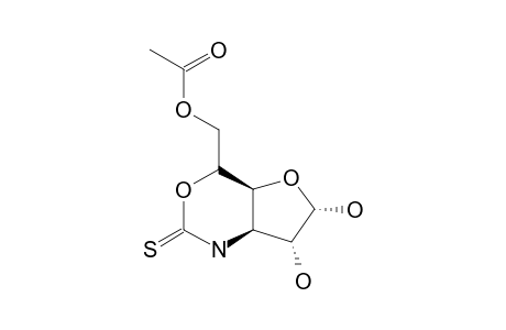 (5S,6R)-(6-ACETOXYMETHYL)-3-DEOXY-BETA-L-THREO-FURANOSO)-[3,4-D]-TETRAHYDRO-1,3-OXAZIN-2-THIONE