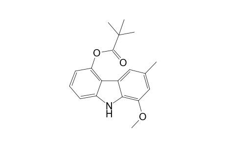 1-Methoxy-3-methyl-5-(pivaloyloxy)carbazole