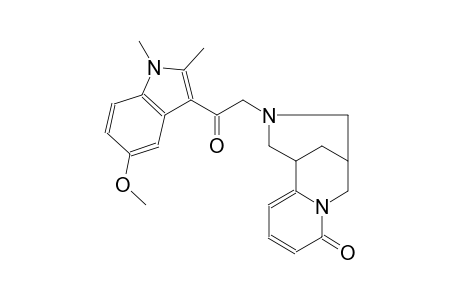 (1R,9S)-11-[2-(5-methoxy-1,2-dimethyl-1H-indol-3-yl)-2-oxoethyl]-7,11-diazatricyclo[7.3.1.0~2,7~]trideca-2,4-dien-6-one