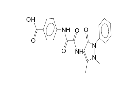 N-(4-carboxyphenyl)-N'-(1-phenyl-2,3-dimethyl-5-oxo-3-pyrazolin-4-yl)oxalic acid diamide
