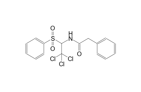 2-phenyl-N-[2,2,2-trichloro-1-(phenylsulfonyl)ethyl]acetamide