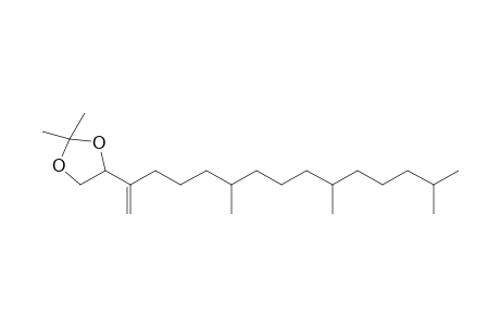 2,2-Dimethyl-4-[1-(4,8,12-trimethyltridecyl)vinyl]-1,3-dioxolane