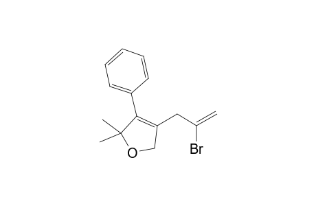 2,2-Dimethyl-3-phenyl-4-(2'-bromo-2'-propenyl)-2,5-dihydrofuran