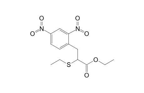 Ethyl 2-(ethylthio)-3-(2',4'-dinitrophenyl)propionate