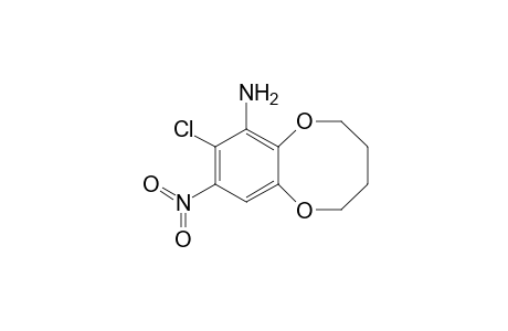 (8-chloro-9-nitro-2,3,4,5-tetrahydro-1,6-benzodioxocin-7-yl)amine
