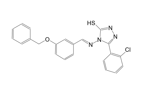 4-({(E)-[3-(benzyloxy)phenyl]methylidene}amino)-5-(2-chlorophenyl)-4H-1,2,4-triazole-3-thiol