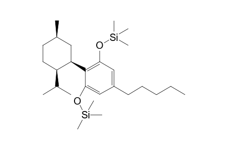 cis-[2-(2-isopropyl-5-methyl-cyclohexyl)-5-pentyl-3-trimethylsilyloxy-phenoxy]-trimethyl-silane