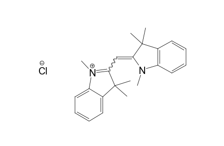 3H-Indolium, 2-[(1,3-dihydro-1,3,3-trimethyl-2H-indol-2-ylidene)methyl]-1,3,3-trimethyl-, chloride