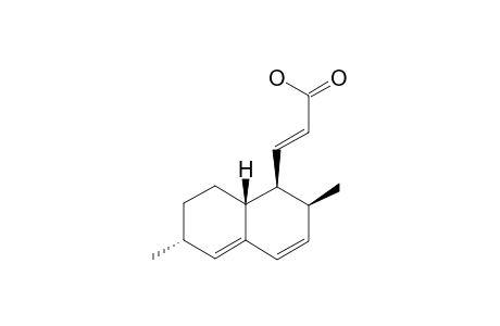 MONASCUSIC_ACID_D;3-(2,6-DIMETHYL-1,2,6,7,8,8A-HEXAHYDRONAPHTHALEN-1-YL)-PROPENOIC_ACID