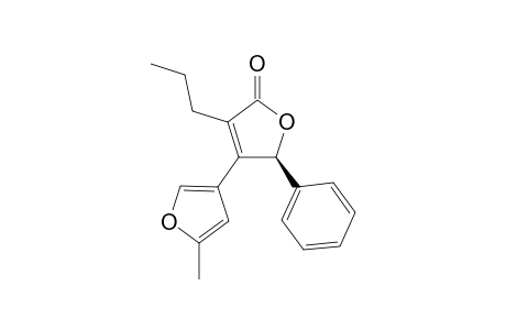 4-(3'-(5'-Methylfuranyl)-5-phenyl-3-propyl-2(5)-furanone