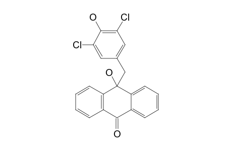 10-(3',5'-Dichlor-4'-hydroxybenzyl)-oxanthrone