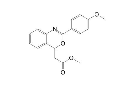 (Z)-[2-(4-Methoxyphenyl)benzo[d][1,3]oxazin-4-ylidene]acetic acid methyl ester